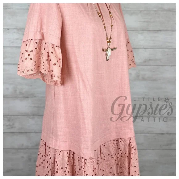 It's all Blush Tunic Dress - Picture 2 of 10
